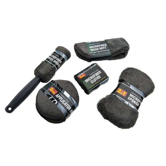 Ohufall 9 Piece Car Wash Kit Car Cleaning Brush Set Car Beauty Supplies Car Necessities Car Accessories