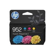 HP 952 Cyan Magenta Yellow Original Ink Cartridges N9K27AN 3-Pack (Sold Without Manufacturer Warranty)