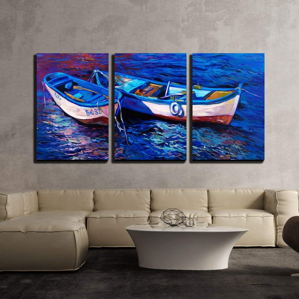 Home Artwork Decor Ocean Sea Ship Boat Oil Painting Picture Printed On Canvas II