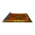 thumbnail image 2 of Ahgly Company Indoor Rectangle Oriental Yellow Traditional Area Rugs, 7' x 9', 2 of 4