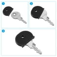 thumbnail image 5 of 50Pcs Key Cap Cover Tags Keys Identifier Label ID Silicone Sleeve Black, 5 of 6