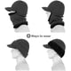 thumbnail image 5 of Gorro pasamontañas de punto de invierno Sinhoon, cálido, para ciclismo, esquí, talla universal, 5 of 8