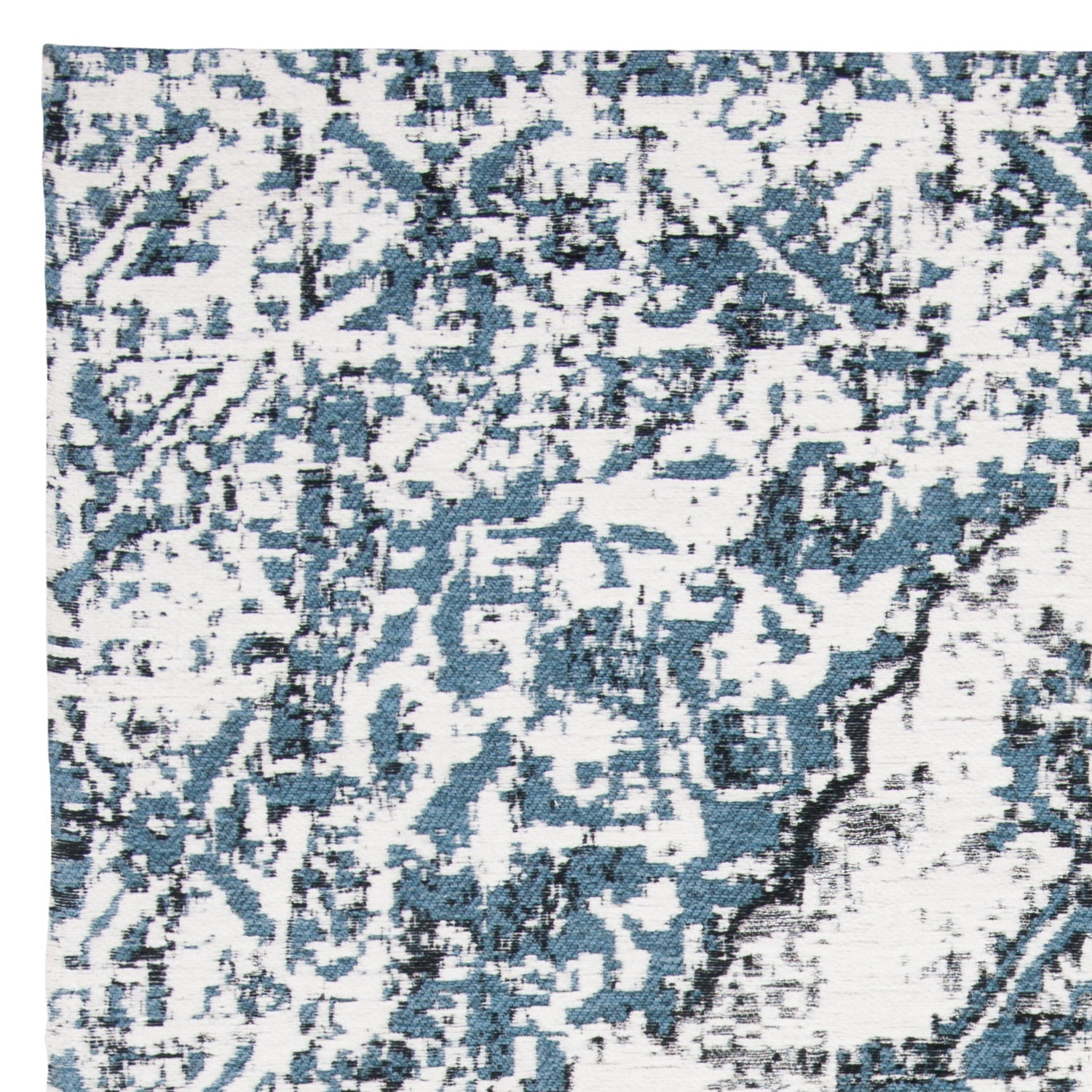 SAFAVIEH Classic Vintage Giuseppe Overdyed Area Rug, Navy/Ivory, 6' x 9'