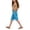Sky Blue, variant on OOOUM Girls Knee Length Pants High Waist Wide Leg Cropped Pants With Pockets Skinny And Comfortable Summer Bottoms For Kids Khaki 13-14 Years