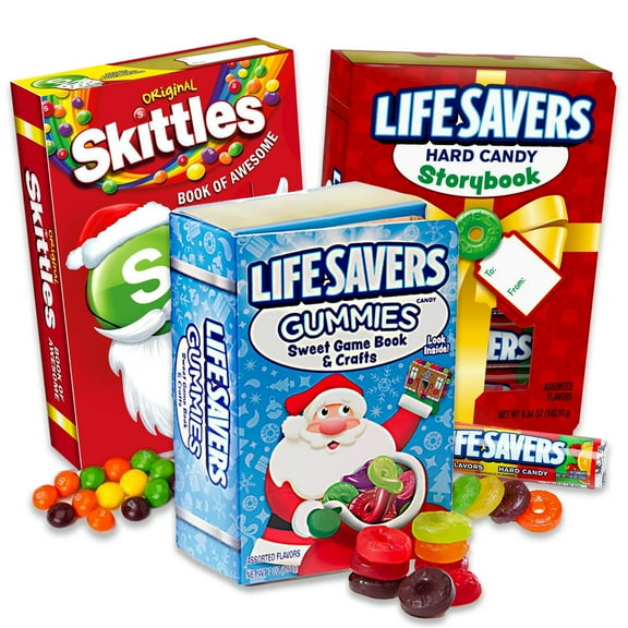 Life Savers Gummies  Storybook Variety Pack of 3 - Holiday Candy Bundle
