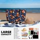 thumbnail image 5 of Easygdp Cute Foxes Bolsa de Viaje de Playa de Gran Capacidad, Bolsa Tote Perfecta para la Playa, Escapadas de Fin de Semana y Viajes, 5 of 7