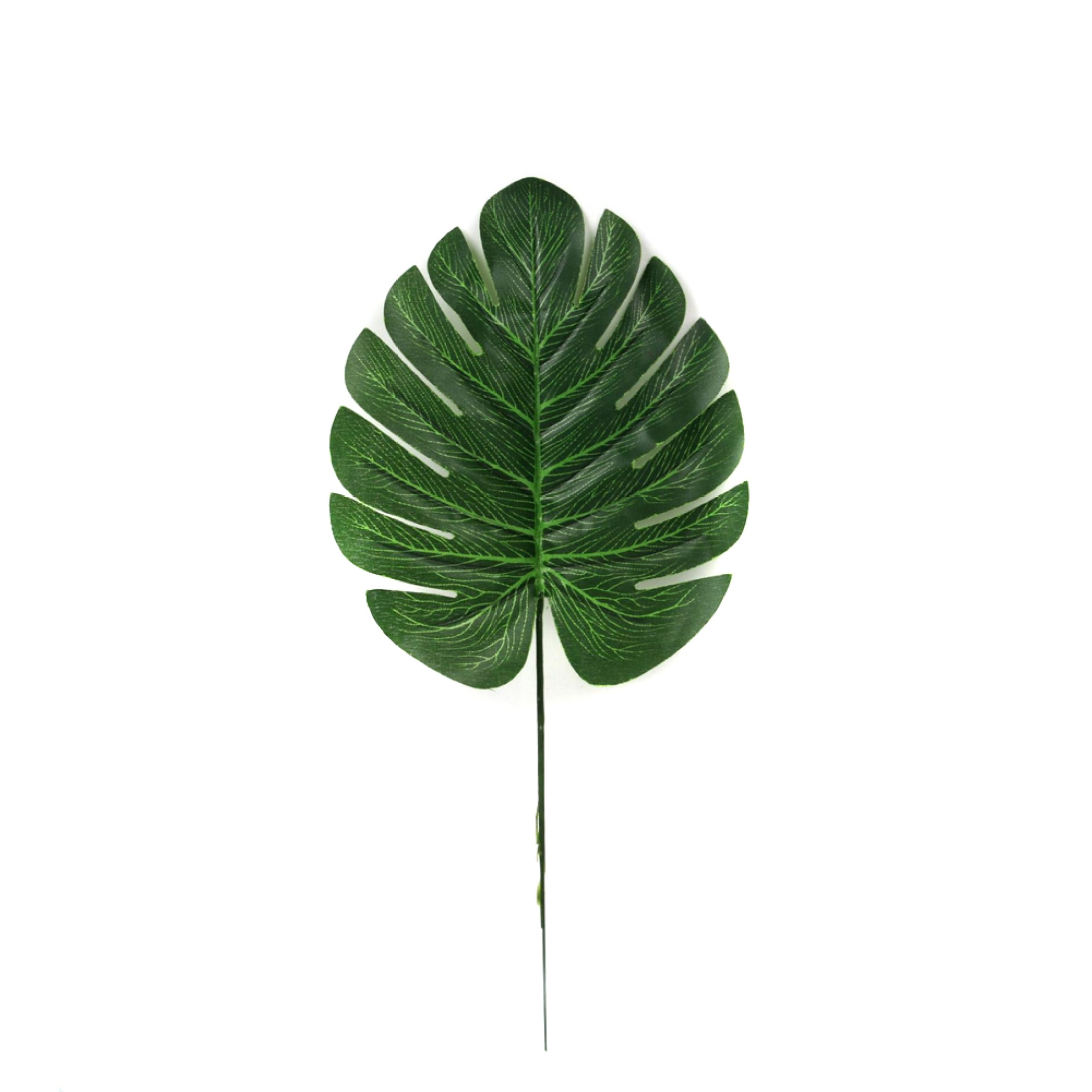 EUBUY Artificial Plants Tropical Palm Leaves Scattered Tail Leaf Fake ...