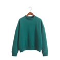 thumbnail image 1 of Candy Color Solid Color Plus Velvet Small Stand Collar Pullover Sweater Female Student Autumn And Winter Bottoming Shirt, 1 of 11