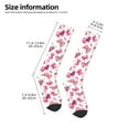 thumbnail image 5 of Fotbe Girl Butterfly print Women's Men's Novelty Crew Socks Cotton Socks Knee High Socks for Walking,Running,Nurses,Pregnancy, 5 of 9