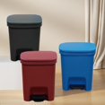 thumbnail image 6 of TEVEQ 10 L Trash Can Plastic Kitchen Waste Trash can with Lid Step On Foot Pedal Bathroom Trash Can, 6 of 6