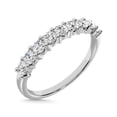 thumbnail image 3 of Diamond 1/2 ct tw Round Cut One Row Ring in 14K White Gold, 3 of 4