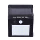 thumbnail image 1 of Bearachild 30/40/60 LED Luz de montaje en pared de camino de luz de sensor de movimiento IR solar para exteriores Iluminación y accesorios 48+6+6COB y negro 96*124*48mm Bearachild HA2089-03B, 1 of 6