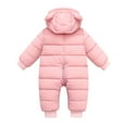 thumbnail image 4 of Gyratedream Infant Baby Boy & Girl Warm Hooded Snowsuit, Sizes 0-12 Months, 4 of 10