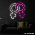 thumbnail image 3 of Craftnamesign Gender Symbol of Women Neon Sign for Bar Club Bedroom Wall Decor, 3 of 5
