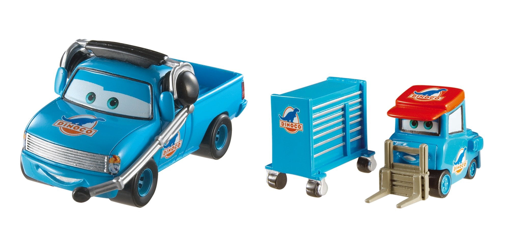Disney Pixar Cars Roger Wheeler and Dinoco Pitty