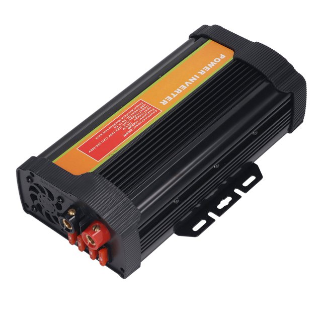 Car Power Inverter, Modified Sine DC12V To AC110V Aluminum Alloy Shell Car Power Converter Fast Heat Dissipation 8000W for Fan