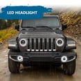 thumbnail image 2 of Sunpie Jeep Wrangler 4" LED Fog Lights with DRL & Amber Turn Signal for 4XE JL JLU JT Gladiator (2pcs/set), 2 of 9