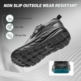 thumbnail image 7 of Men's Orthopedic Diabetic Wide Running Shoes: Comfortable Arch Support Plantar Fasciitis Sports Sneakers, Casual Orthotic Swollen Tennis Work Walking Shoes for Foot and Heel Pain Relief, 7 of 7