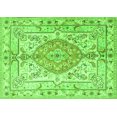 thumbnail image 1 of Ahgly Company Indoor Rectangle Medallion Green Traditional Area Rugs, 2' x 3', 1 of 1