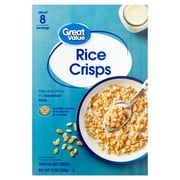 Great Value Toasted Rice Crisps Breakfast Cereal, 12 oz