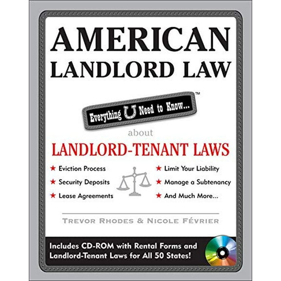 Pre-Owned American Landlord Law: Everything U Need to Know about Landlord-Tenant Laws [With CDROM] (Paperback) 0071590625 9780071590624