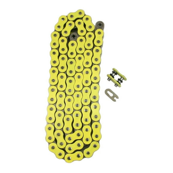 Factory Spec, FS-520X-Y, 520 x 70 Heavy Duty Yellow X-Ring Chain 520 Pitch x 70 Link XRing Master Link
