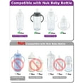 thumbnail image 6 of Sippy Cup Nipples for NUK Active Sippy Cup and Learner Cup,Variable Flow, Silicone Replacement Nipple,6+ Months,6 Count, 6 of 9