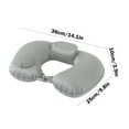 thumbnail image 3 of cpengpj Inflatable Travel Pillows, Head Neck Lumbar Support, for Airplane Car Train Bus Camping Hiking, Home Office Sleeping, Ultralight Portable Compact Soft, Backpacking Trip Pillow, 3 of 6