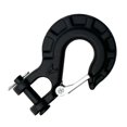 thumbnail image 1 of 3/8" U-shaped sliding hook, 70-grade hook with safety latch, U-shaped rigging towing winch trailer, transport capacity 6613 lbs, 1 of 5