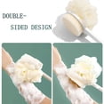 thumbnail image 5 of Petglad shower body brush long handle with Bristles and Loofah, for Skin Exfoliating Bath,Suitable for Wet or Dry, 5 of 6