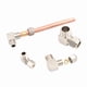 thumbnail image 4 of 4pcs Accesorios neumáticos Hilo macho 1/8 "1/4" 3/8 "1/2" Codo Brass Fit 4 6 8 10 12mm SOBREDOSIS Conector del adaptador del acoplador del tubo, 4 of 6