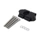 thumbnail image 4 of soporte para universal para manillar de motocicleta, abrazadera de montaje de barra de aluminio de 30 mm de para la mayoría de motocicletas para Negro 28mm shamjiam Elevador de manillar, 4 of 8