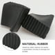 thumbnail image 3 of 2 almohadillas antideslizantes para escaleras domésticas, protectores para patas de escalera, accesorios para escaleras, color negro, 3 of 8