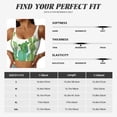 thumbnail image 4 of Sigee Cartoon Cactus for Womens' Sports Vest with Performance Stretch and Quick Dry Fabric, High Elasticity Running Bra Workout Crop Tank Tops Large, 4 of 9