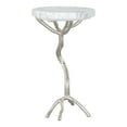 thumbnail image 4 of Joel Side Table White & Silver, 4 of 5
