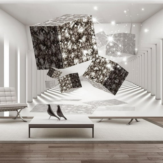 Tiptophomedecor 3D Illusion Wallpaper Wall Mural - Modern Art