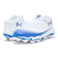 thumbnail image 3 of Zapatos de Fútbol Americano Spotlight Hammer RM para Hombre de Under Armour, Blanco/Royal, 11.5 US, 3 of 4
