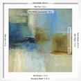 thumbnail image 5 of Art.com Blue Abstract Art Print by Simon Addyman, White Frame Wall Art, 21" x 21", 5 of 5