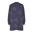 thumbnail image 2 of Long Sleeve Sweatshir Oversized T-Shirts for Women Crew Neck Tee Printed Casual Loose Vintage Pullover Tops Fall Tee (Navy S), 2 of 5