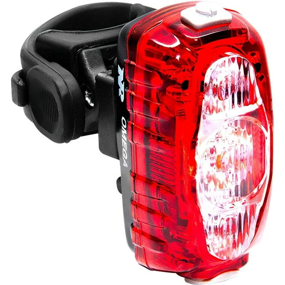 NiteRider Omega 330 Lumens USB Rechargeable Bike Tail Light Powerful Daylight Visible Bicycle LED Rear Light Easy to Install Road Mountain City Commuting Adventure Cycling Safety Flash