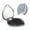 Heart Shape, variant on Picia Clown Fish for Compact Vanity Mirror , Travel Makeup Mirror , Portable Magnifying Cosmetic Mirror for Daily, Work, Business-Heart Shape