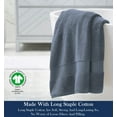 thumbnail image 6 of Delara Organic Cotton Luxuriously Plush Bath Sheet Pack of 4|GOTS & OEKO-TEX Certified |650 GSM Long Staple | Quick Dry & Ultra-Absorbent, 6 of 7