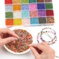 thumbnail image 2 of Bearachild 23000x Glass Seed Beads Pony Beads Rainbow Multicolor for Craft Supplies Artesanía, 2 of 4