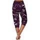 thumbnail image 4 of Pantalones Casuales de las Mujeres Imprimidos Leggings Pantalones Recortados, Pantalones Elásticos Cómodos para el Día Y el Deporte, 4 of 5