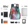 thumbnail image 4 of Balery Colorful Abstract Waves Mochila Ligera para Hombres y Mujeres – Resistente y Impermeable, Ideal para la Escuela, el Trabajo, los Viajes y el Uso Diario, 4 of 7
