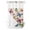 Off-White, variant on No Hook Shower Curtain with Snap-in Liner, Colorful Butterfly Waterproof Fabric Bathroom Curtains, Elegant Pastoral Butterflies Rustic Watercolor Bath Curtains & Mesh Top Window 54"x78"