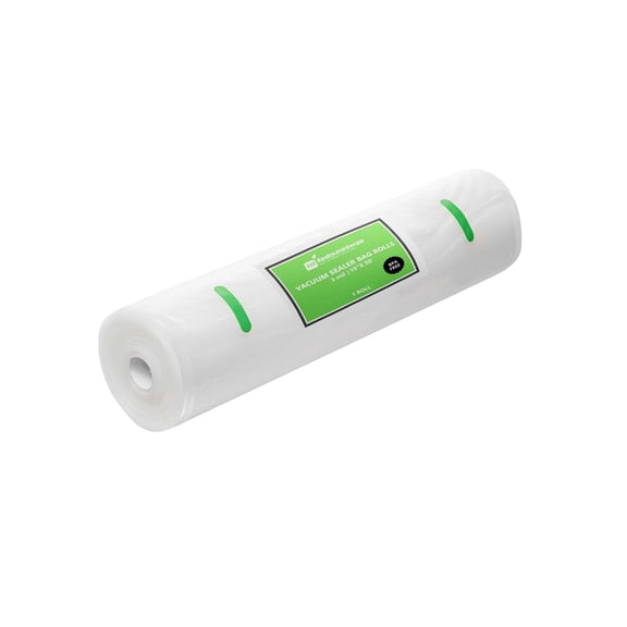 Fresh Hero Clear Plastic Full Mesh External Vacuum Sealer Bag Roll - 3 mil - 11 1/2" x 50' - 10 count box