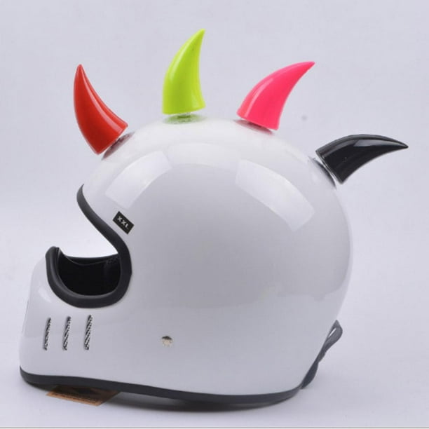 2 bocinas para casco de moto fabricadas en plastico de alta calidad con adhesivo de doble cara. Negro Cola Cuerno de casco de motocicleta Walmart en linea