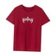 thumbnail image 3 of Camiseta para mujer verano simple clásico cómodo cuello redondo camiseta para senderismo femenino SG, 3 of 7