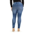 thumbnail image 2 of Jordache Women's and Women's Plus High Rise Hourglass Curve Jeans, Sizes 2-22, 2 of 3
